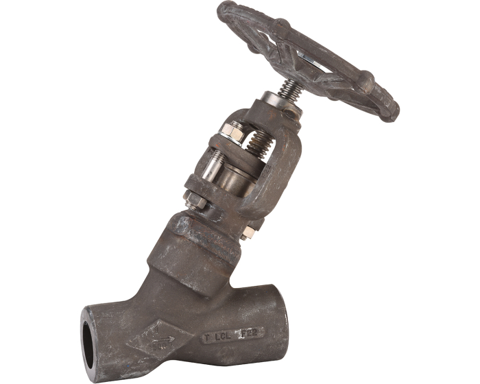 Carbon steel A182F22 globe valve 406 TRIM 5 1500 lbs SW 1/2''